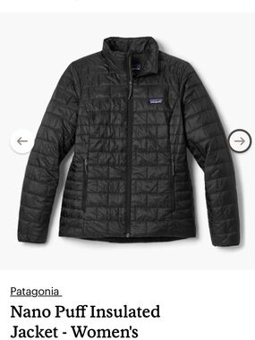 Patagonia Women’s Black Quilted Puffer Jacket